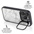 Silver Marble iPhone 16 Pro Kickstand Case